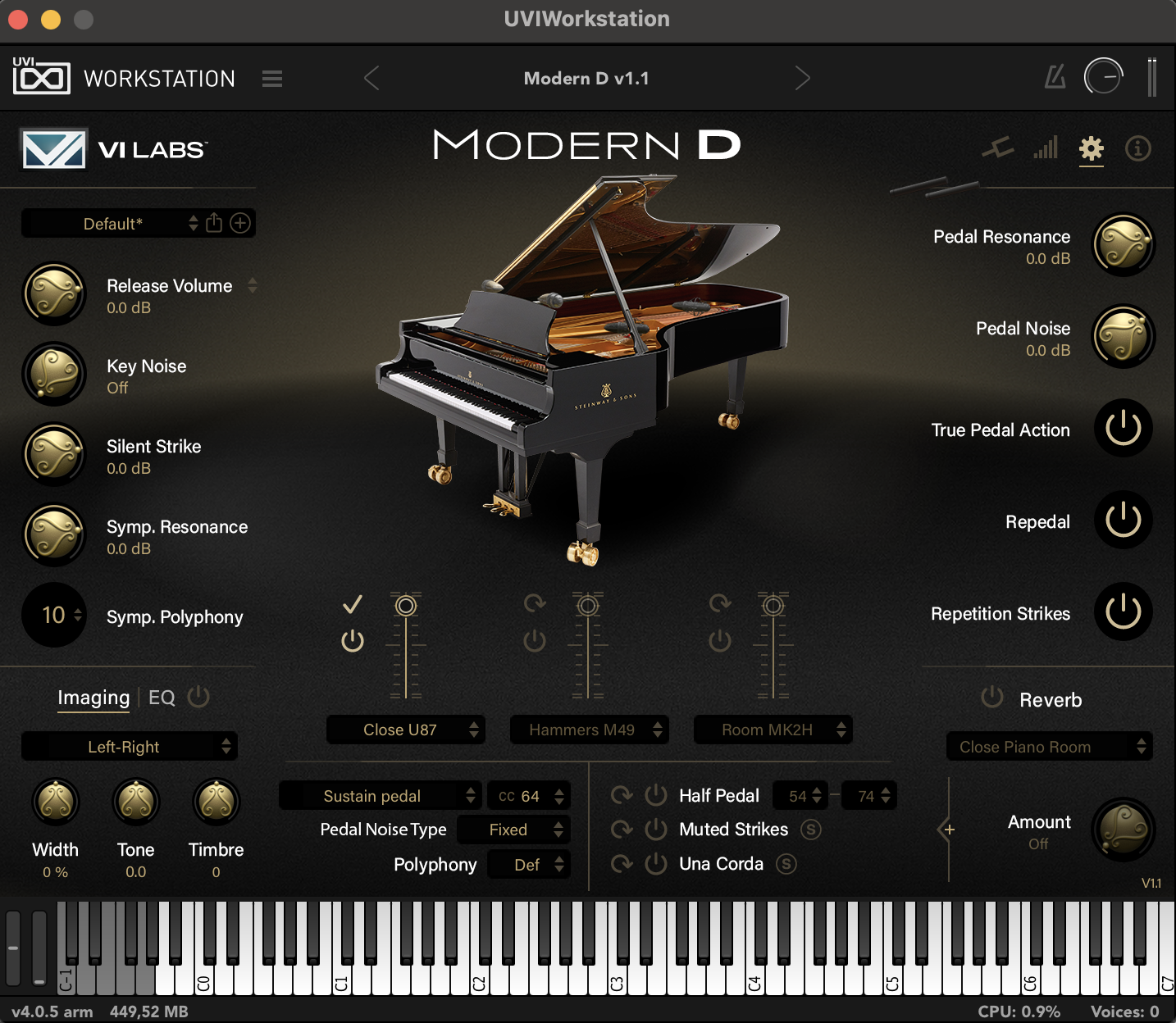 UVI VI Labs Modern D (iLok License Transfer)